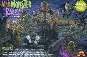 Mad Monster Rally Fantasy Model Kit Art