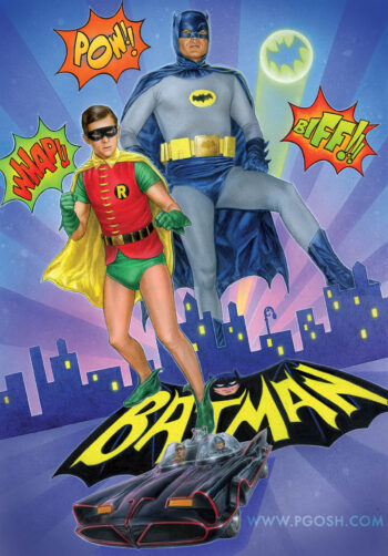 Batman ‘66 Heroes Original Painting
